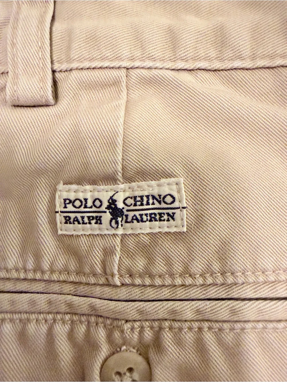 Ralph Lauren Khaki Flat Front Chino Shorts